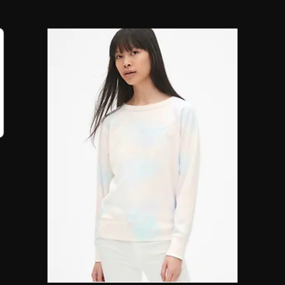 Gap Vintage Soft Relaxed Tie-Dye Sweatshirt